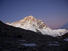 9 16 Makalu West Face, West Pillar, Southwest Face, And Peak 3 After Sunset From East Col Camp